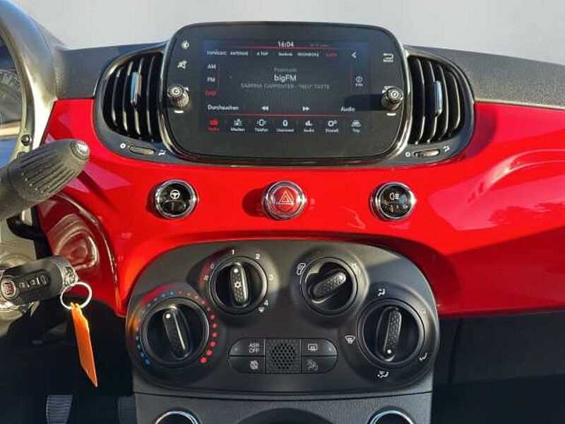 Fiat 500 DolceVita 1.0 Mild Hybrid EU6d Faltdach Apple CarPlay Android Auto DAB SD Temp T