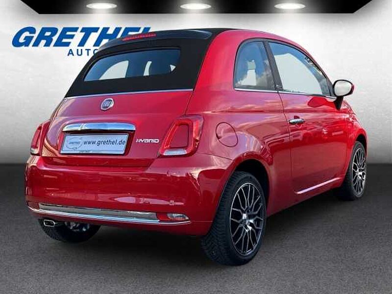 Fiat 500 DolceVita 1.0 Mild Hybrid EU6d Faltdach Apple CarPlay Android Auto DAB SD Temp T